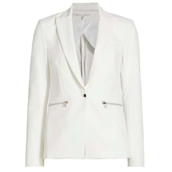 Veronica Beard White Scuba Jacket - Picture 2 of 9